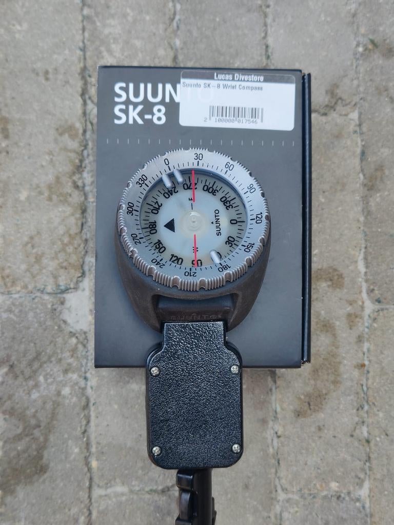 Suunto sk8 compass + retractor, Watersport en Boten, Duiken, Ophalen