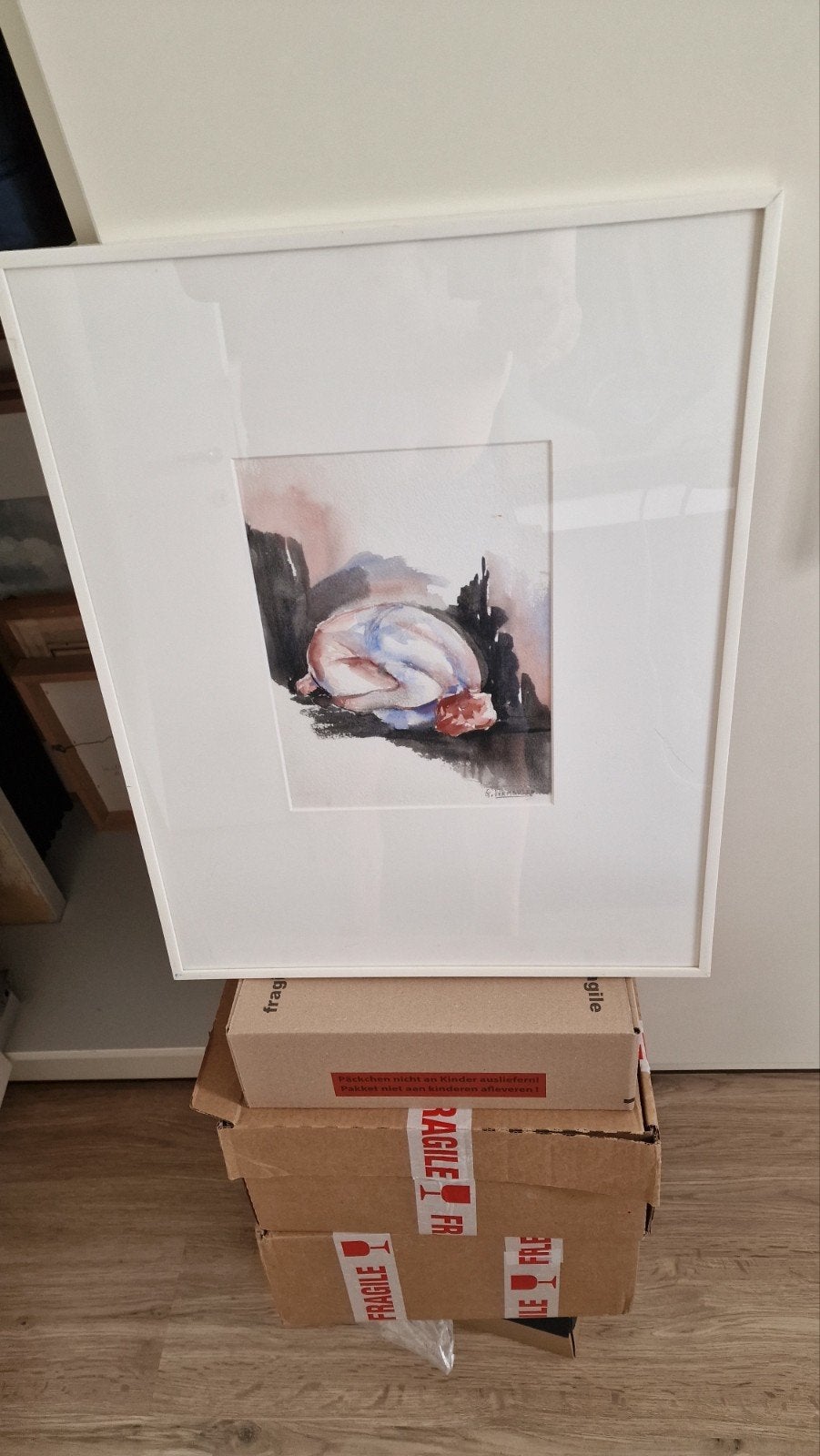Gilbert vermeulen origineel werk getekend, Antiek en Kunst, Ophalen of Verzenden