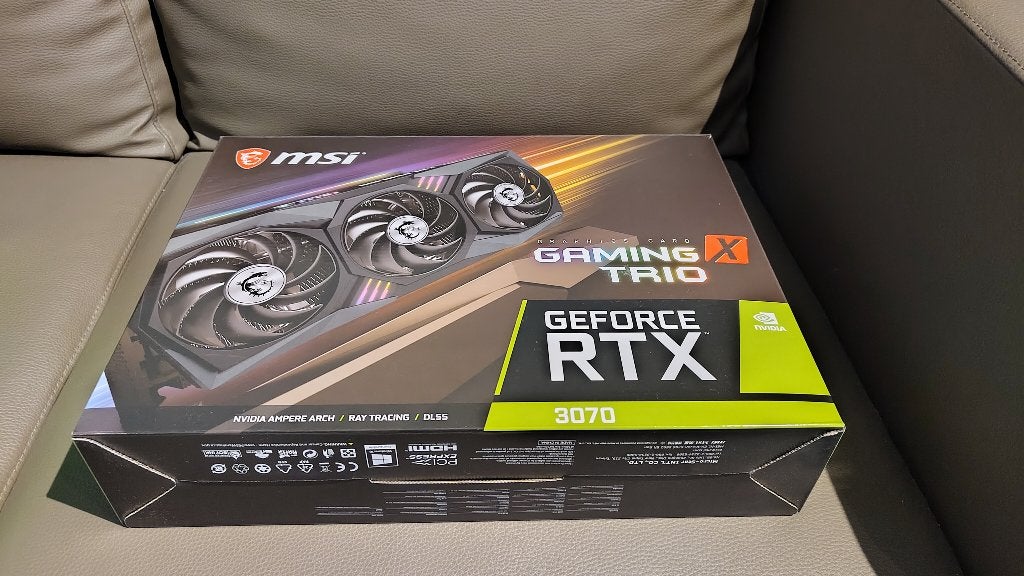 MSI RTX 3070 GAMING X TRIO, Informatique & Logiciels, Enlèvement ou Envoi, GDDR6, Utilisé, HDMI