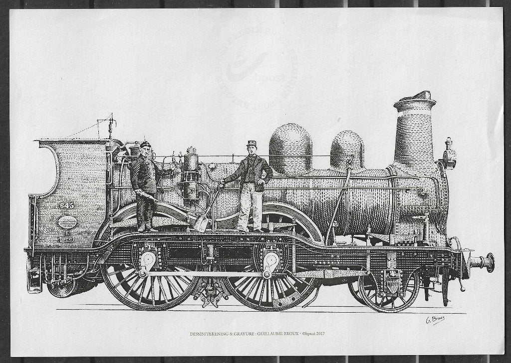 België OPC GCA32 Treindesign **, Postzegels en Munten, Ophalen of Verzenden, Postfris, Treinen