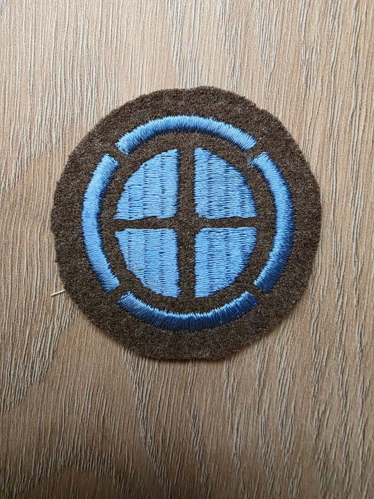 US pre-WW2 35th Infantry division patch vroege wollen, Ophalen of Verzenden