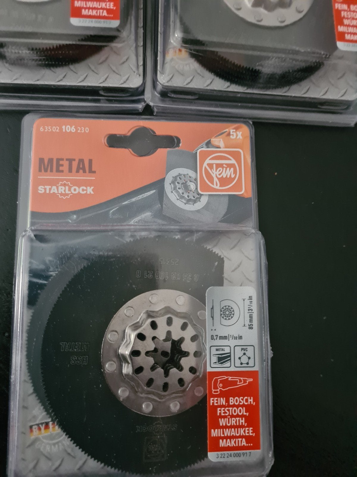 5x zaagbladen voorop de multitool, Bricolage & Construction, Enlèvement ou Envoi, Neuf