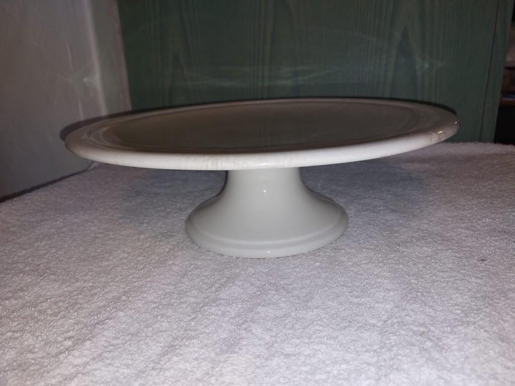 oude grote porseleinen Maestriht taartschotel, begin 1900, Enlèvement ou Envoi