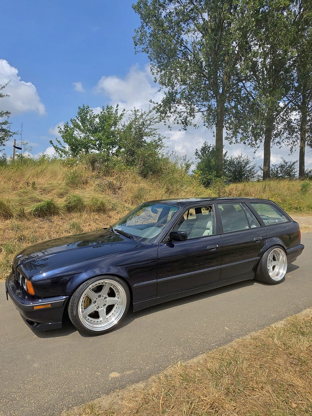 BMW 1995 Blauw, Auto's, Achterwielaandrijving, Blauw, Elektrische ramen, Leder