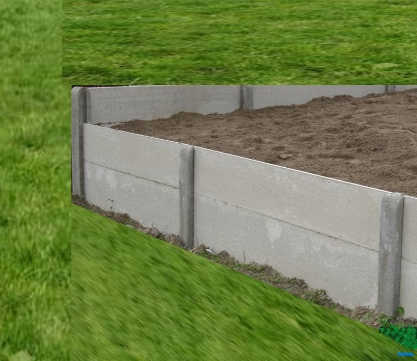 keerwandplaten keerwand grondkering platen wand kering muur, Tuin en Terras, Bielzen en Borduren, Nieuw, Overige typen, Beton