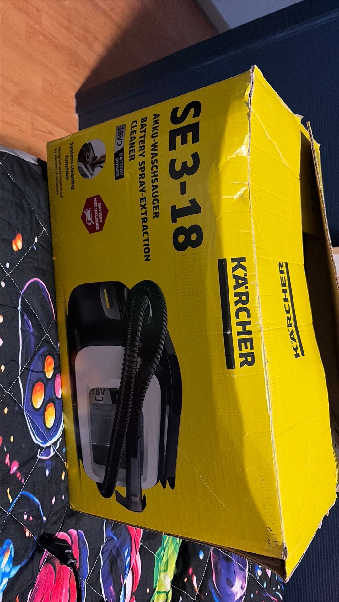 Karcher SE3-18, Jardin & Terrasse, Enlèvement, Comme neuf, Batterie