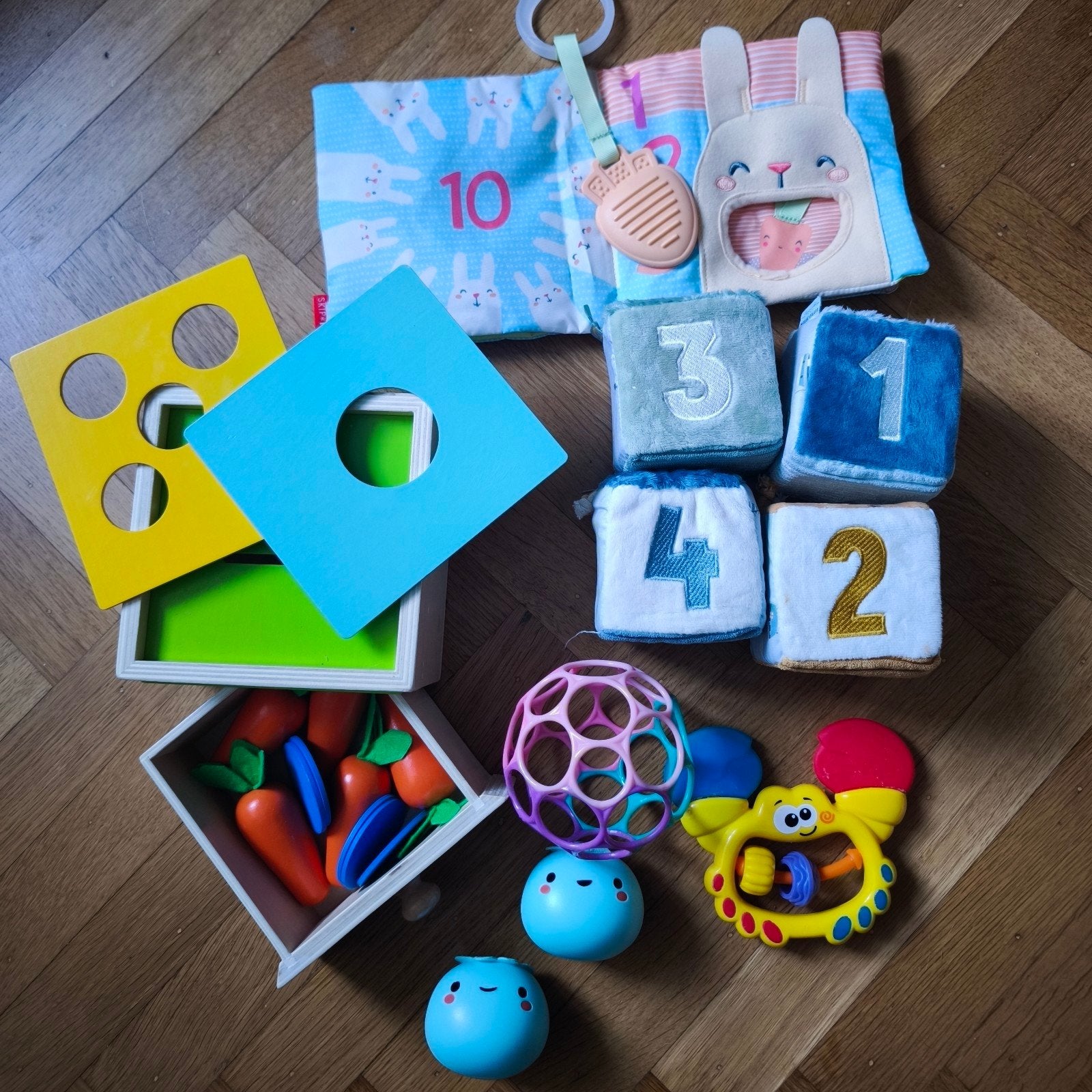 Lot de jouets pour bébé (0–12 mois) – Excellent état, Enfants & Bébés, Enlèvement, Comme neuf, Autres types, À roulettes
