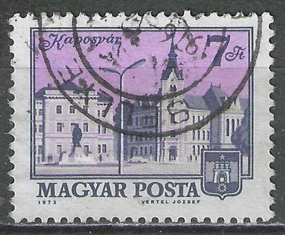 Hongarije 1973 - Yvert 2311 - Kaposvar  (ST), Verzenden, Gestempeld