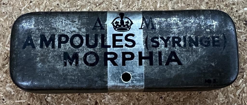 WO2 - Brits - Royal Air Force - First Aid Blikje - AM, Verzamelen, Militaria | Tweede Wereldoorlog, Ophalen of Verzenden, Luchtmacht