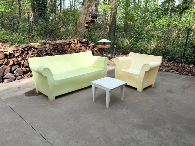 KARTELL Bubble Club by Philippe Starck, Tuin en Terras, Ophalen, 4 zitplaatsen, Kunststof, Tuinset