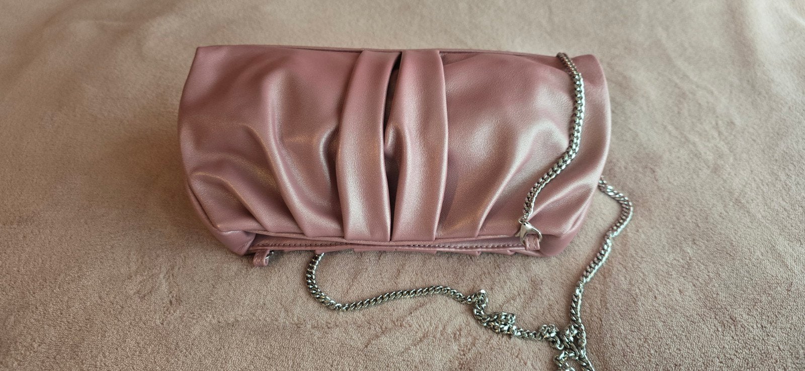 Pochette Rose en Cuir d'Agneau Neuve, Enlèvement ou Envoi, Rose