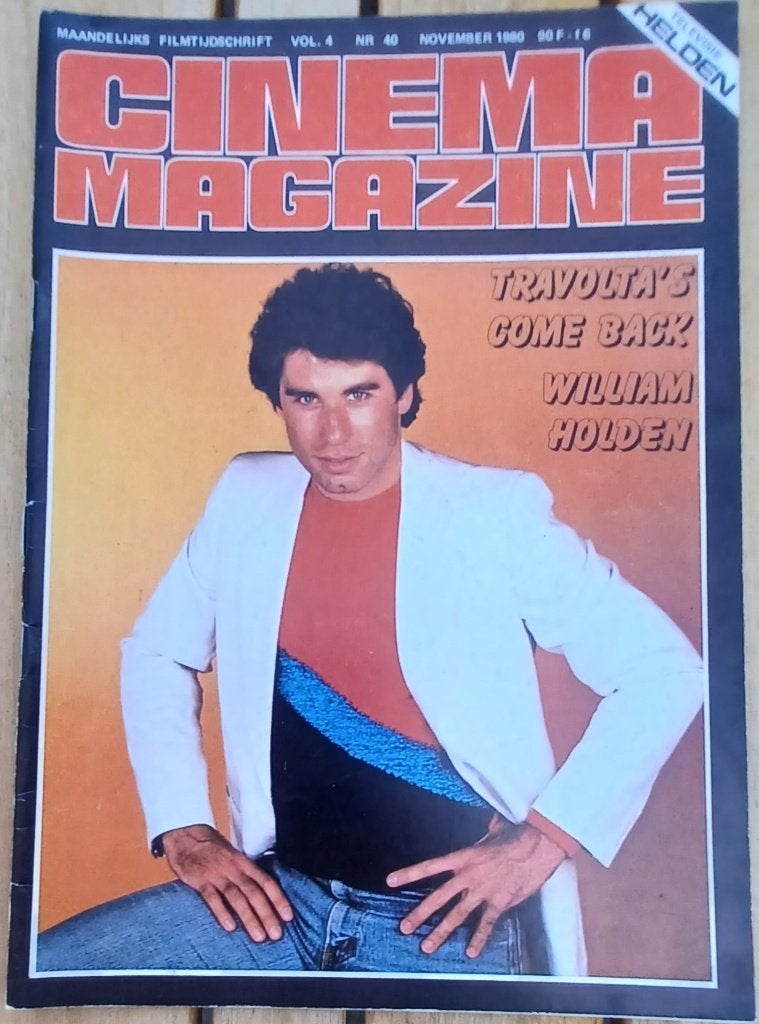 Cinema Magazine// 1980// Travolta/ Nicholson/Olivia N. John, Ophalen of Verzenden, Tijdschrift