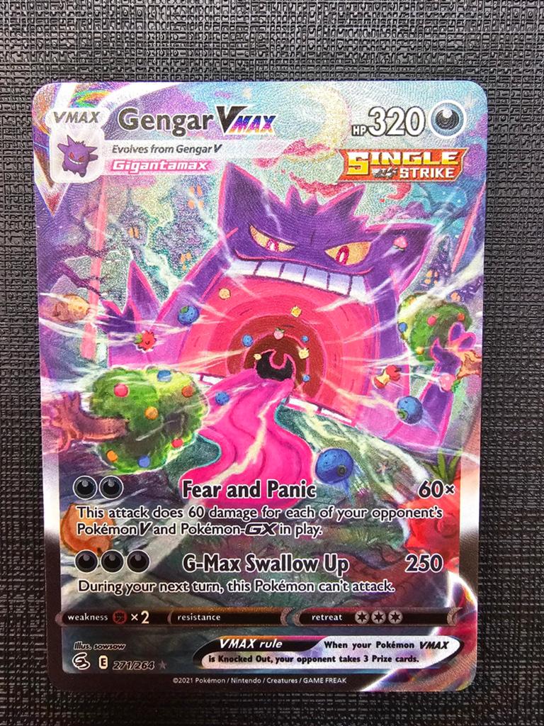 Gengar VMAX - FST 271 - Pokémon, Hobby en Vrije tijd, Verzamelkaartspellen | Pokémon, Ophalen of Verzenden
