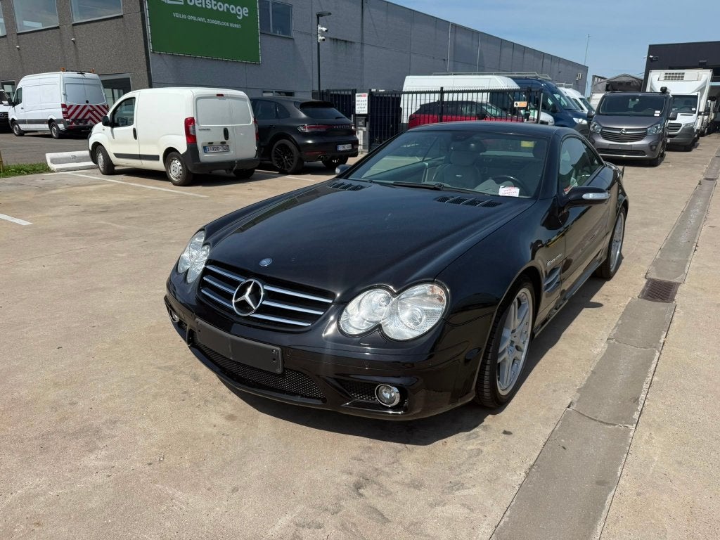 Mercedes-Benz SL 55 AMG (Stock ID 32211), Automaat, Beige, Cabriolet, Zwart