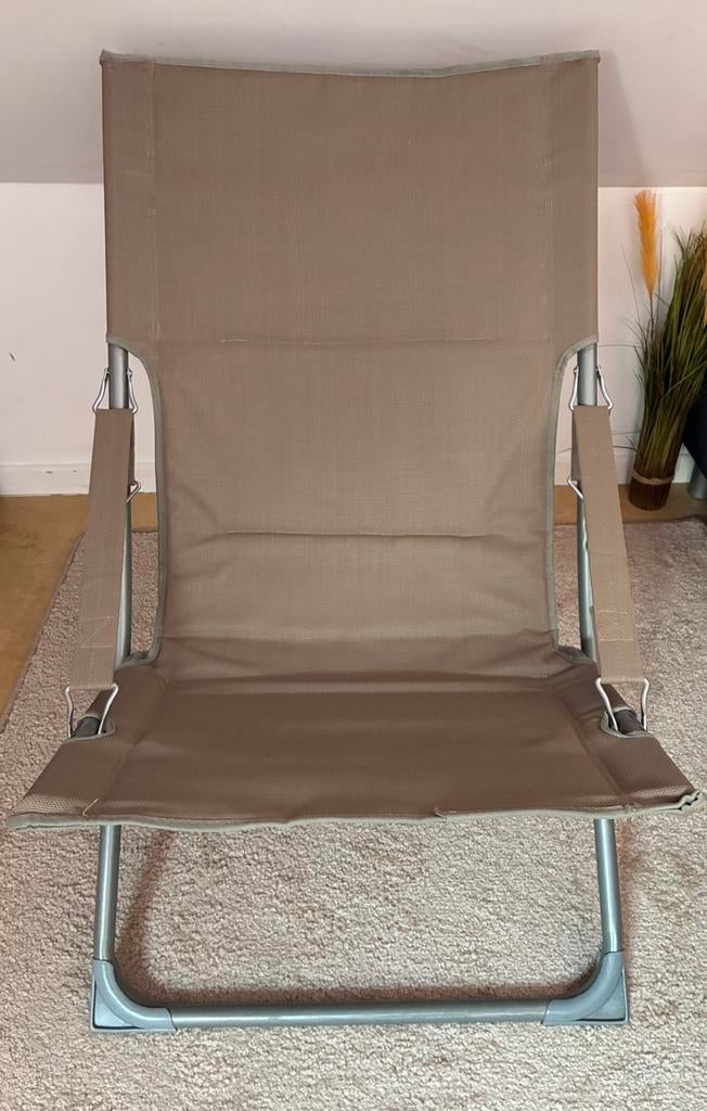 2x Lounger - Chaise longue PLIABLE, Enlèvement, Comme neuf