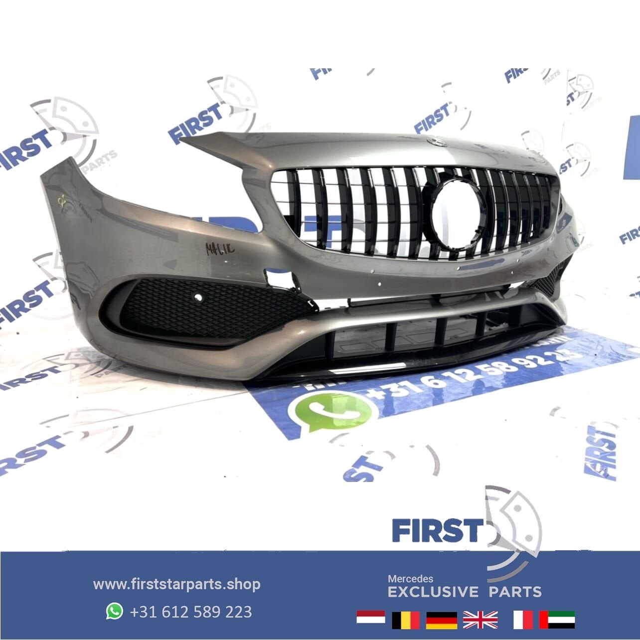 W176 FACELIFT AMG VOORBUMPER Mercedes A Klasse 787 GRIJS ORI