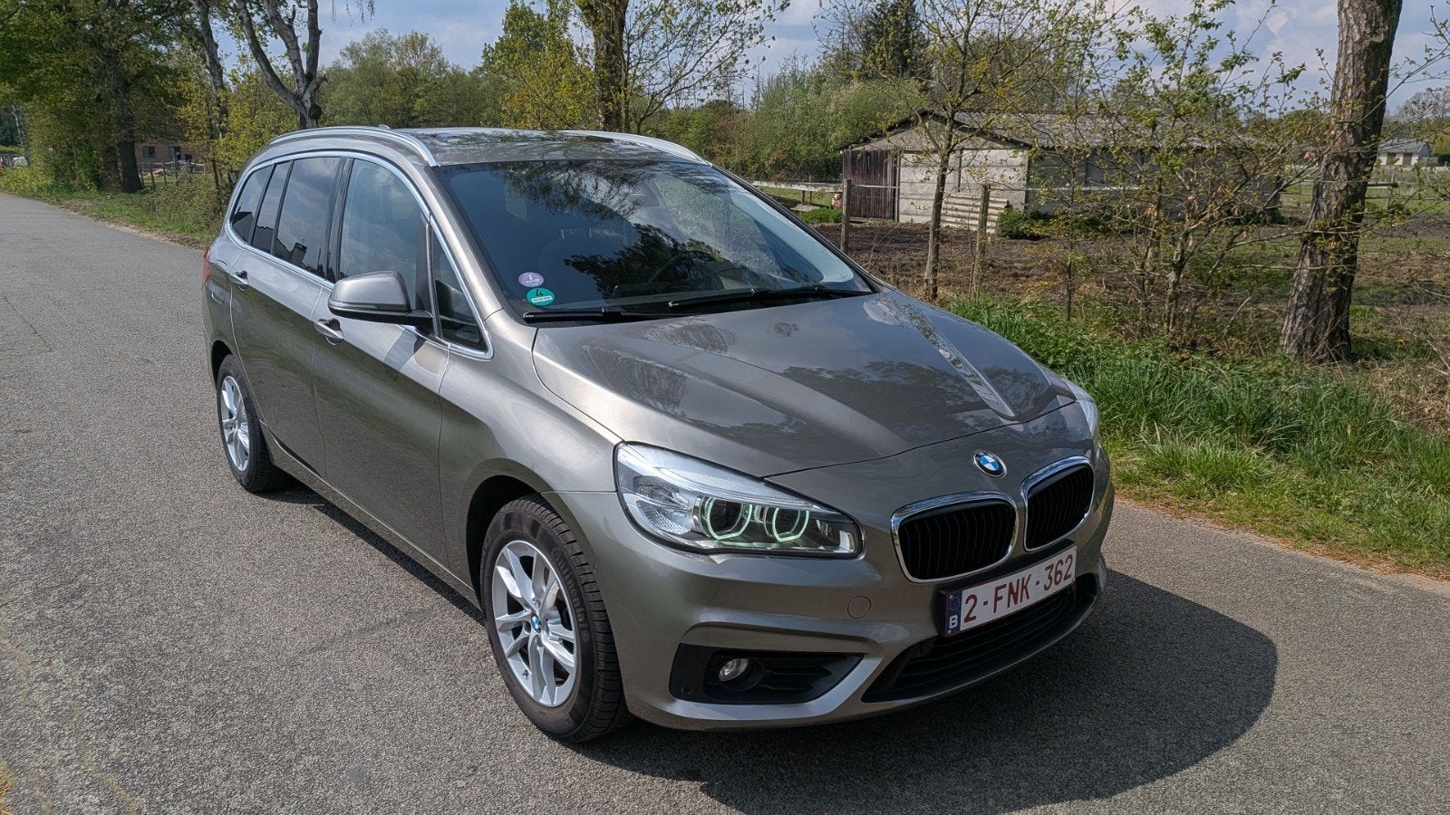 BMW 218i Gran Tourer - Pano – Zetelverwarming – 2 sets alu, Autos, BMW, Particulier, Série 2 Gran Tourer, Capteur de lumière, Sièges chauffants