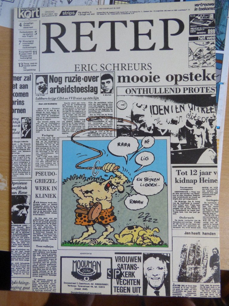 retep ,    van  eric schreurs ,     softcover, Boeken, Ophalen of Verzenden