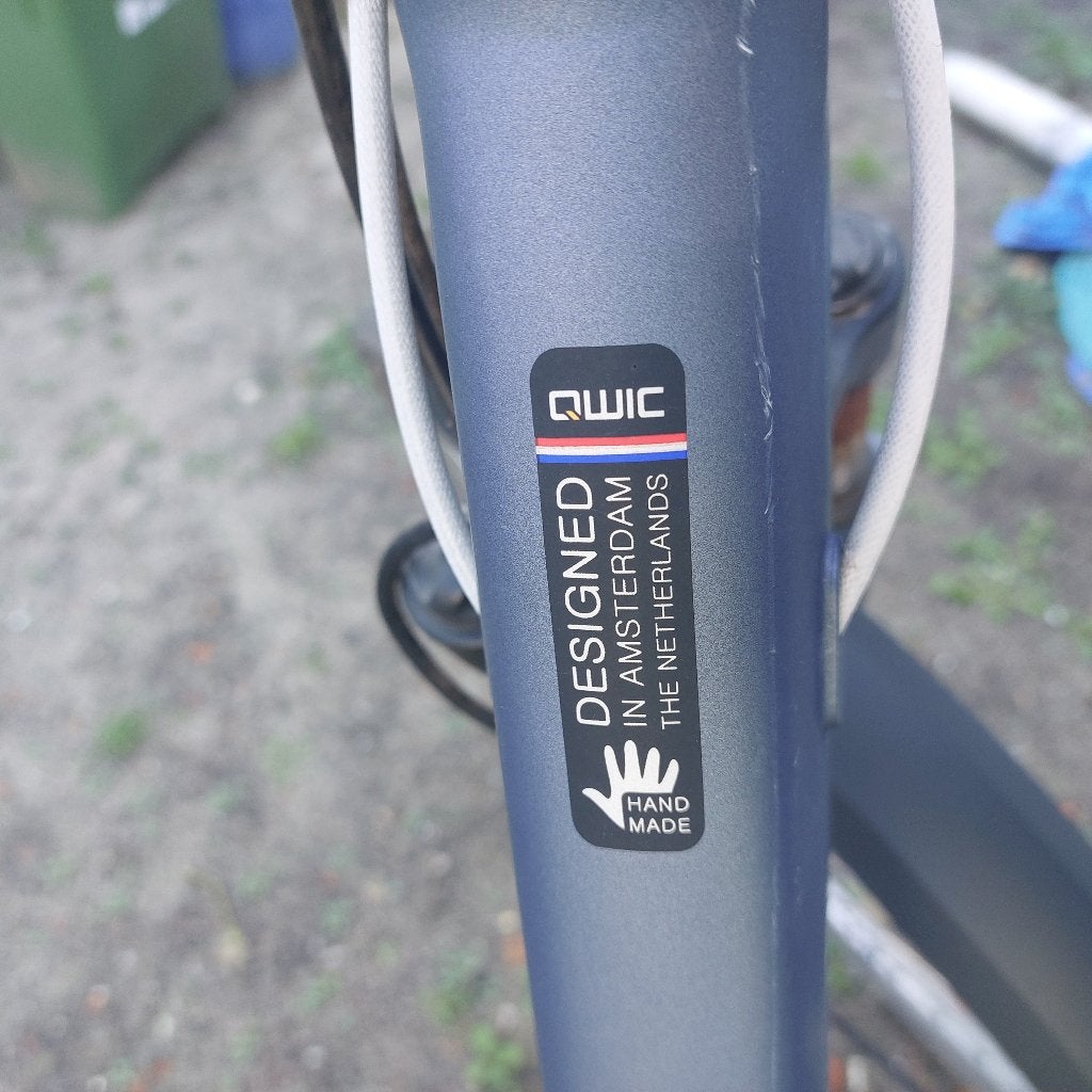 Elektrische dames fiets, Fietsen en Brommers, Ophalen, Gebruikt, Qwic