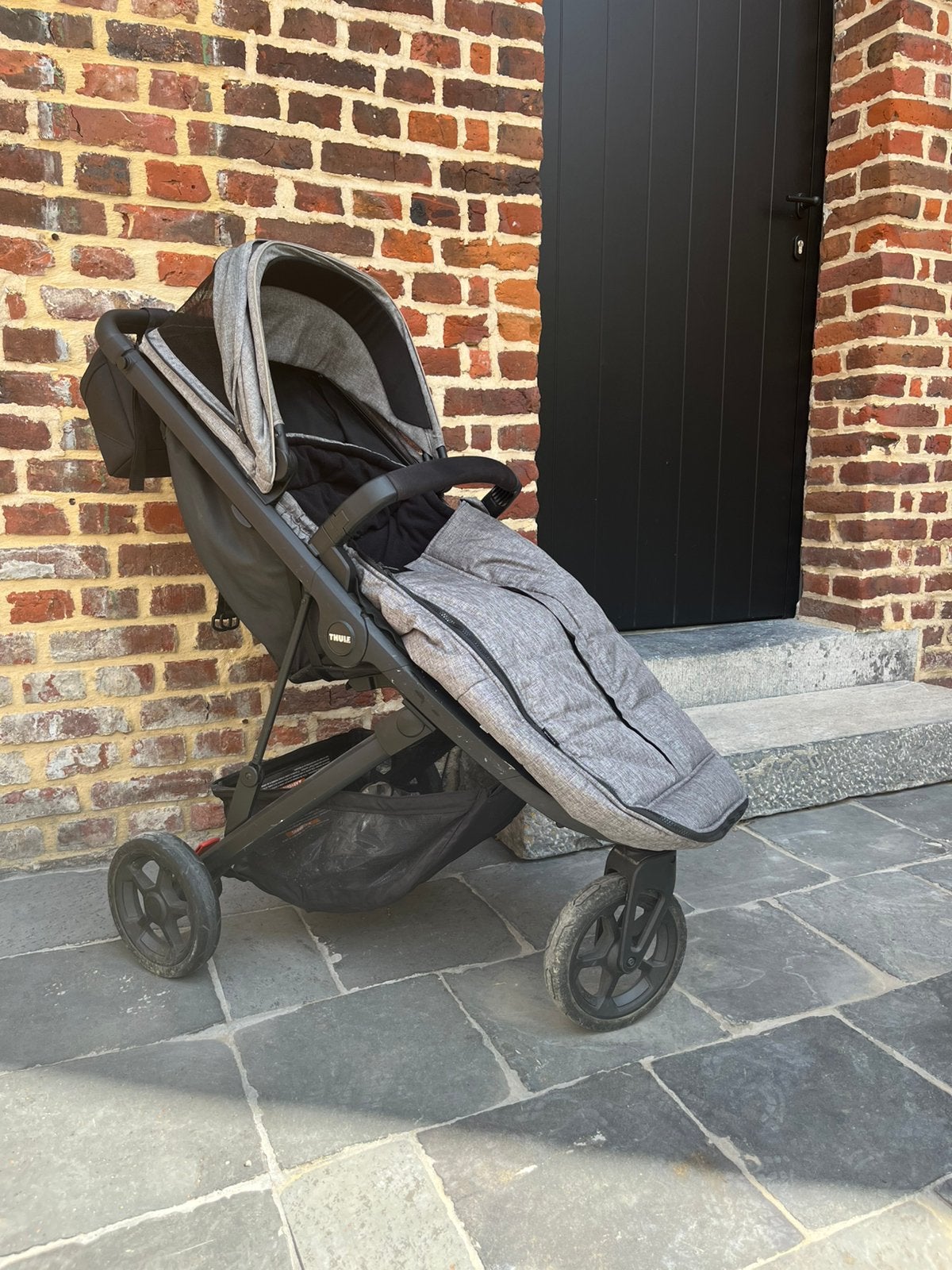Thule buggy, Ophalen, Gebruikt