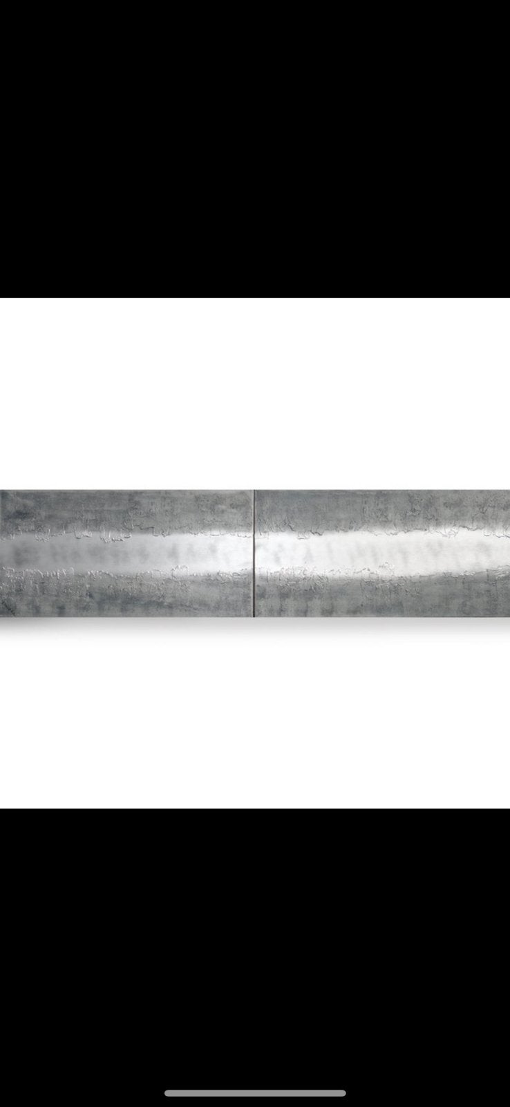 Ksavera — Zilveren abstract A754 — tweeluik XXL 200 cm, Ophalen