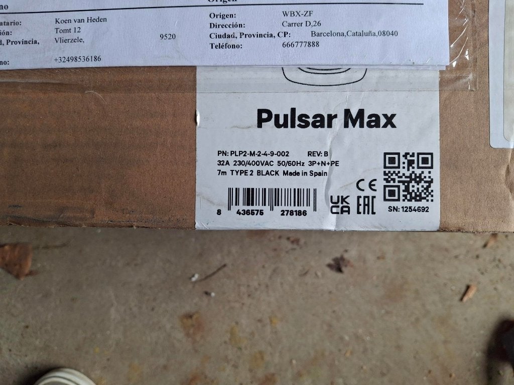 Laadpaal wallbox pulsar max, Auto diversen, Laadpalen, Ophalen, Nieuw, Laadpaal