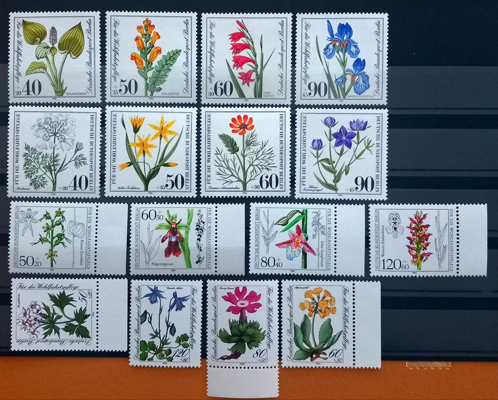 R.F.A. 1980 MNH Wilde Planten **, Verzenden, BRD, Postfris