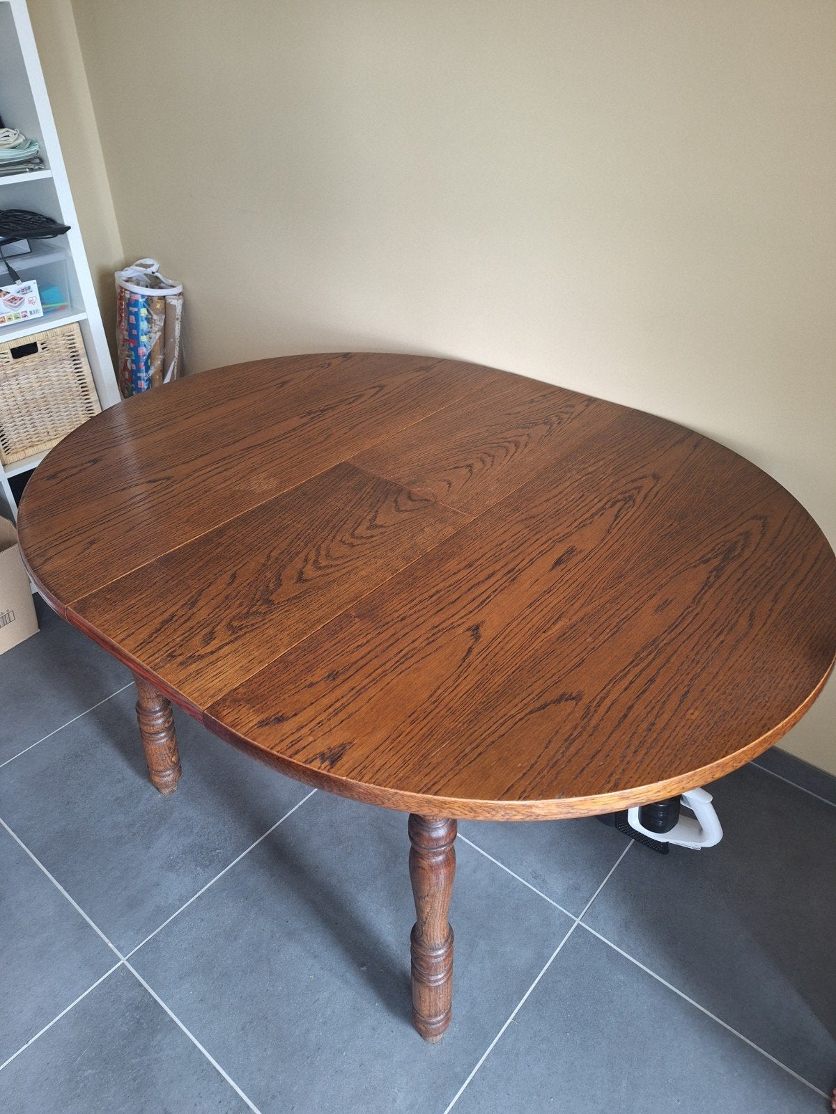 Degelijke eiken houten tafel, Enlèvement