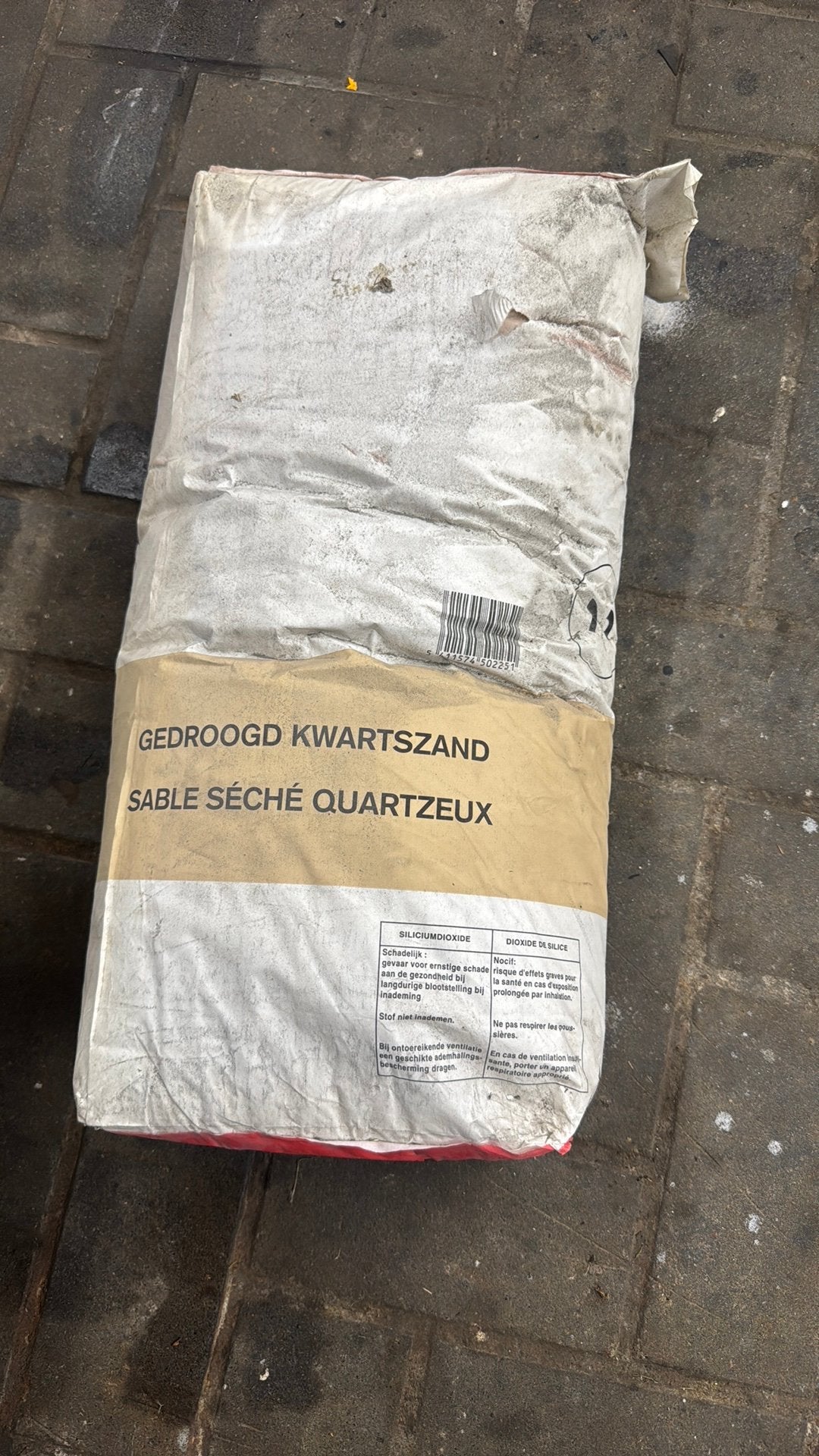 Gedroogd straalgrit / straalzand / zandstraalzand, Ophalen, Nieuw