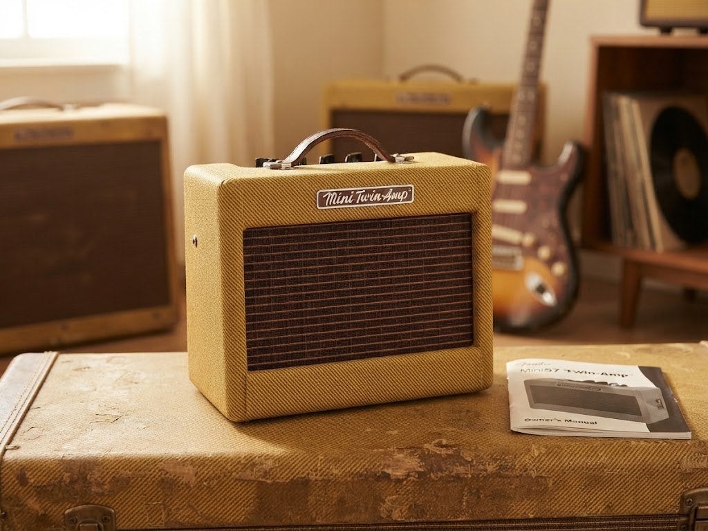 Fender Mini '57 Twin-Amp mini - gitaarversterker, Muziek en Instrumenten, Ophalen of Verzenden, Gebruikt