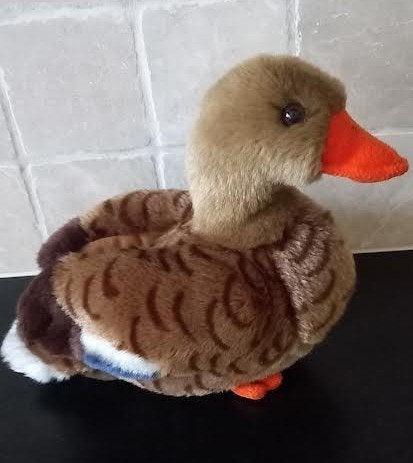 knuffel eend, Ophalen of Verzenden, Zo goed als nieuw, Eend
