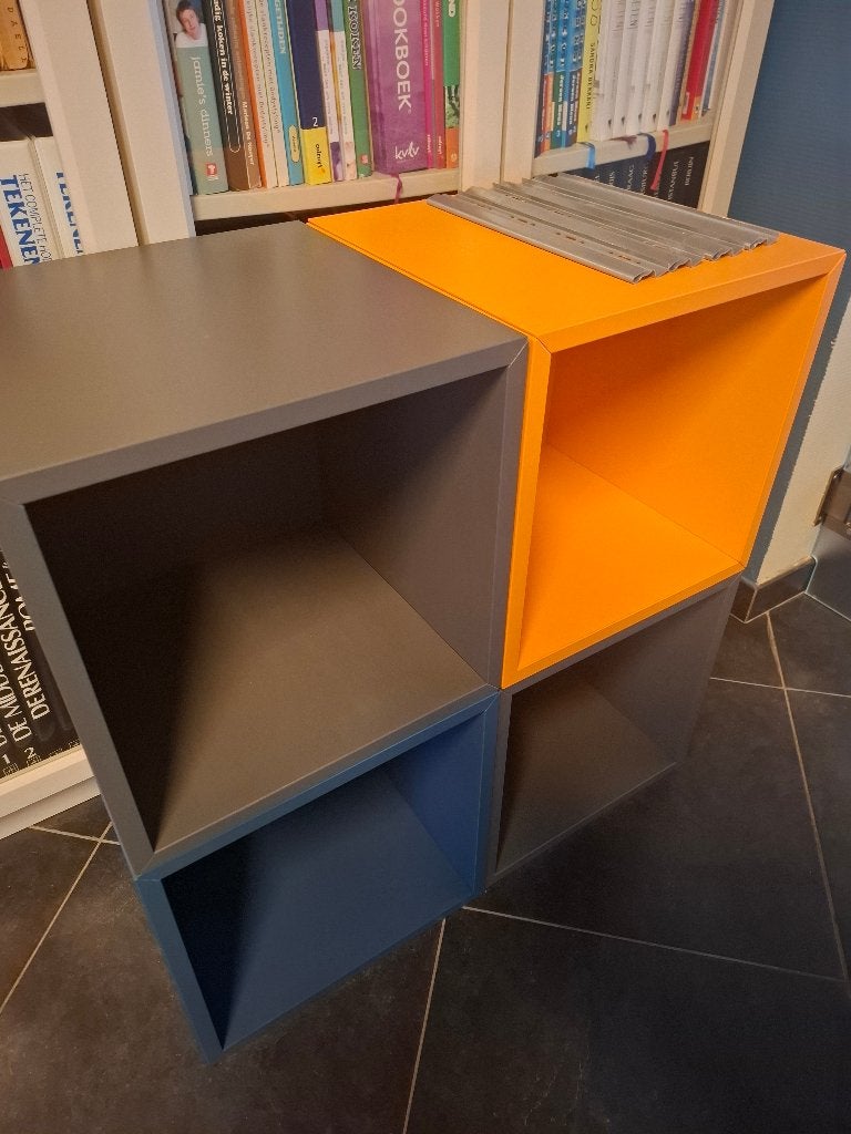 4x Eket Ikea opbergkasten, Maison & Meubles, Armoires | Armoires murales, Comme neuf, Moins de 100 cm, Moins de 150 cm, 25 à 50 cm