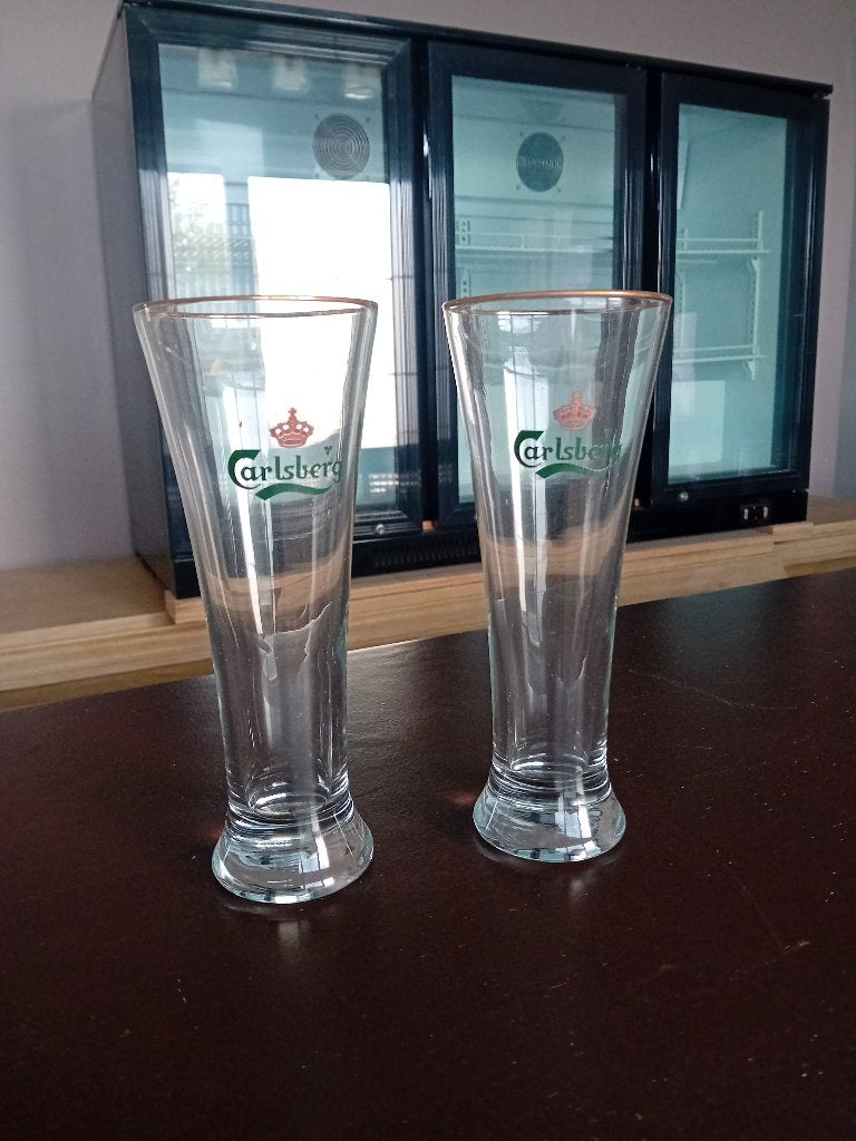 Verres à bière Carlsberg dans une boîte, Enlèvement, Neuf, Verre à bière