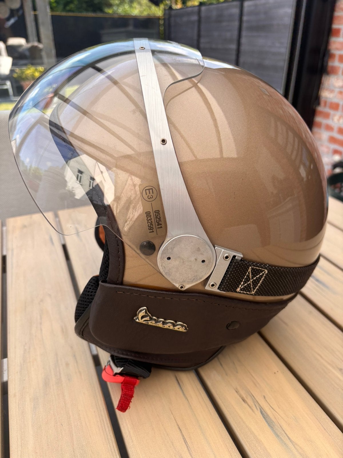 Vespa helm maat M, Fietsen en Brommers, Brommerhelmen, Ophalen of Verzenden, Gebruikt