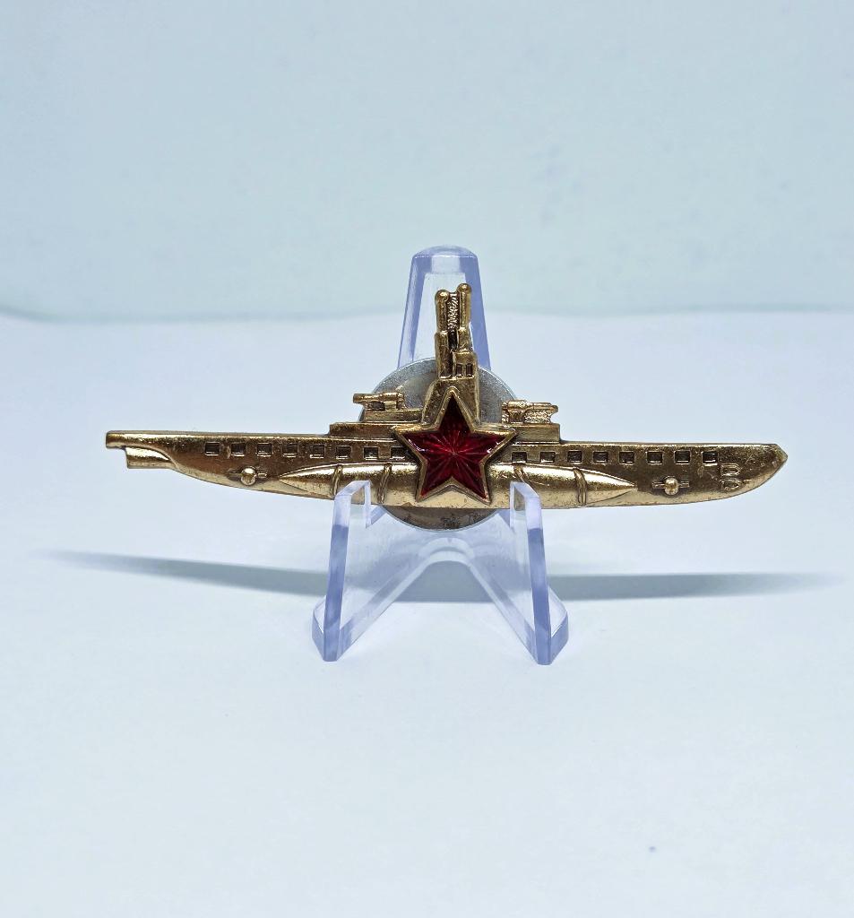 Sovjet speld onderzeebootcommandant., Collections, Objets militaires | Général, Enlèvement ou Envoi, Marine