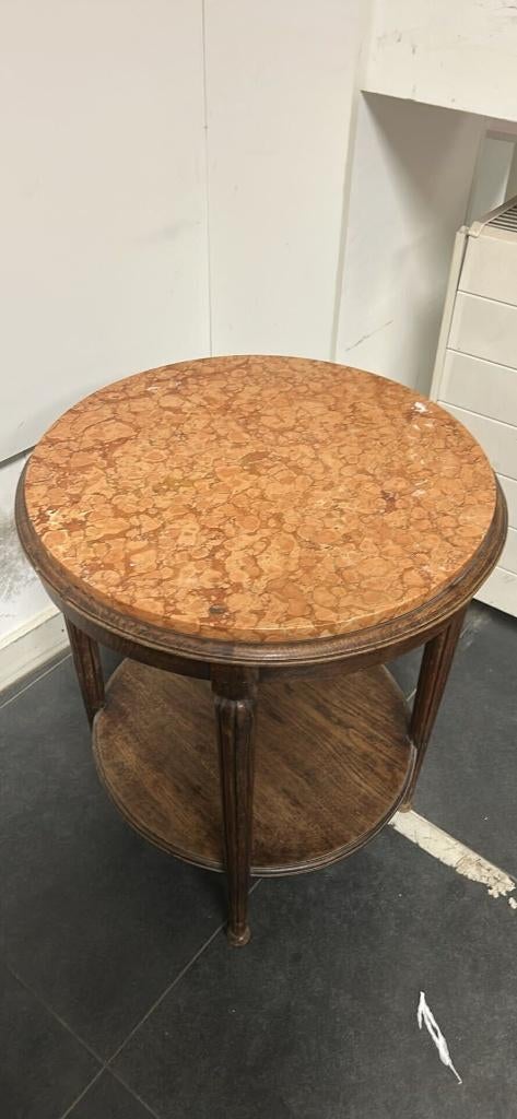 Table d'appoint classique plateau en marbre  Style Louis XVI, Enlèvement