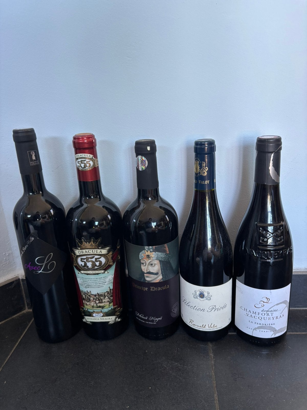 Bouteilles de vins rouges, blancs, champagne, …, Enlèvement, Neuf, Autres types