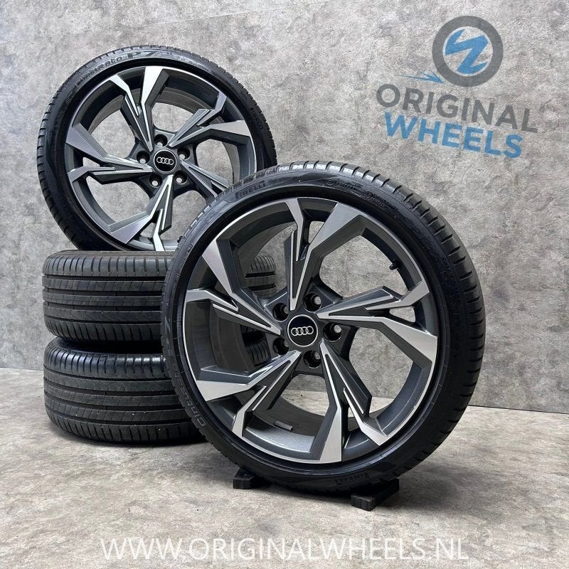18 inch originele velgen + zomerbanden Audi A3 S3 8Y 8Y06010, Pneus et Jantes, Pneus été, -, 18 pouces