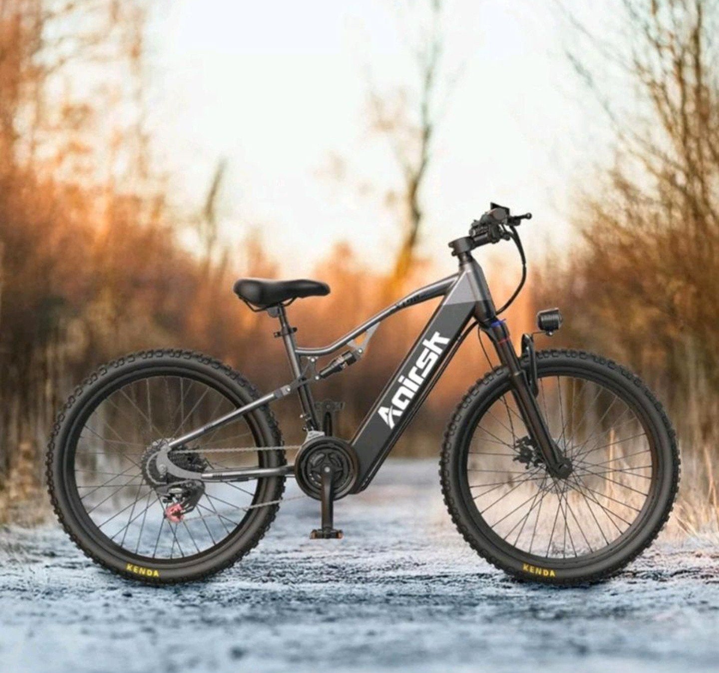 Aairsk Full Suspension Elektrische Mountainbike E-Bike 26, Overige merken, Verzenden, Nieuw, 47 tot 51 cm