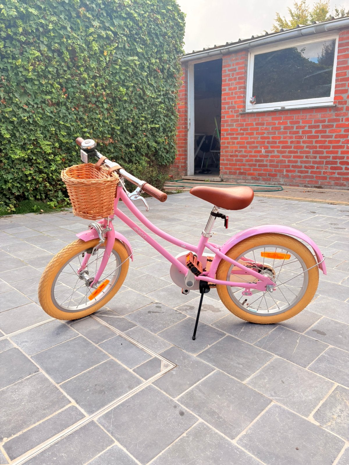 Meisjesfiets 16 inch, Fietsen en Brommers, Ophalen, Zo goed als nieuw, Terugtraprem, 16 inch