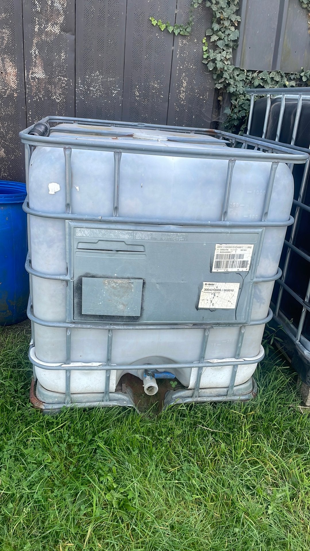 Ibc ton, Tuin en Terras, Ophalen, Kunststof, Gebruikt, Met kraantje