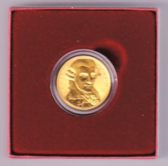 OOSTENRIJK - GOUDEN MUNT 10 GRAM  - 2004 - JOSEPH HAYDN, Timbres & Monnaies, Monnaies | Europe | Monnaies euro, Enlèvement ou Envoi