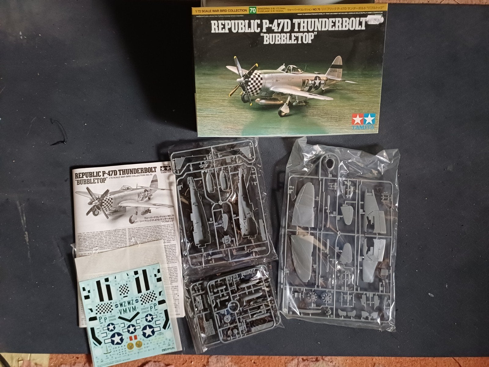 Tamiya republic P-47D Thunderbolt "Bubbletop", Hobby & Loisirs créatifs, Modélisme | Voitures & Véhicules, Enlèvement ou Envoi