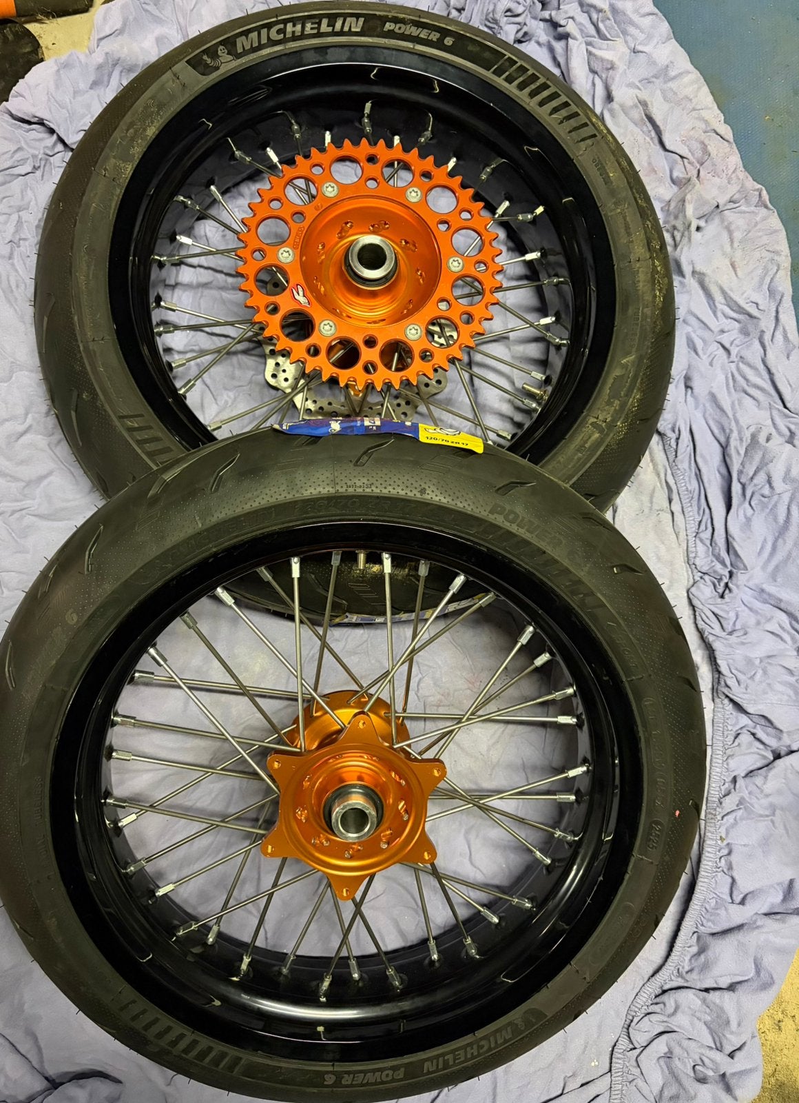 Paire de roue sm neuves ktm husqvarna gas gas stark varg, Motos, Enlèvement