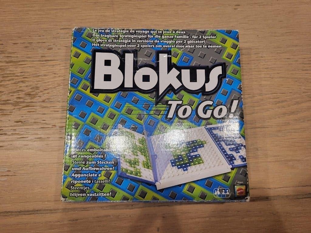 Jeu Blokus To Go – Version de voyage, Mattel, Gebruikt, Een of twee spelers, Ophalen of Verzenden