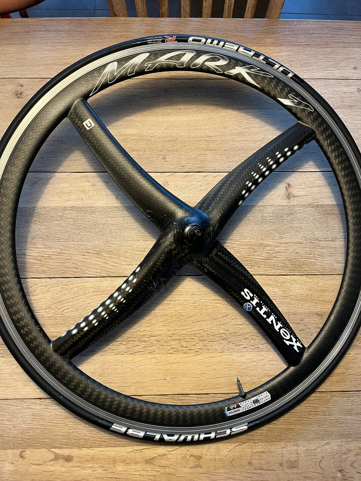 Xentis Mark 1 carbon voorwiel, Fietsen en Brommers, Gebruikt, Racefiets, Carbon, Ophalen