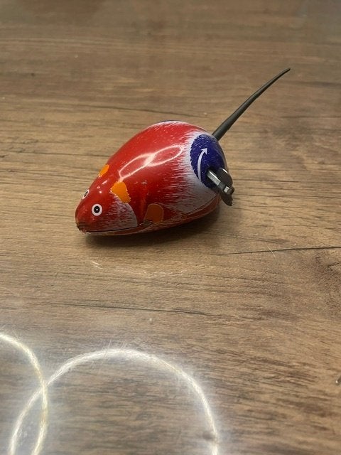 Blikken opwindmuis, Antiek en Kunst, Ophalen of Verzenden