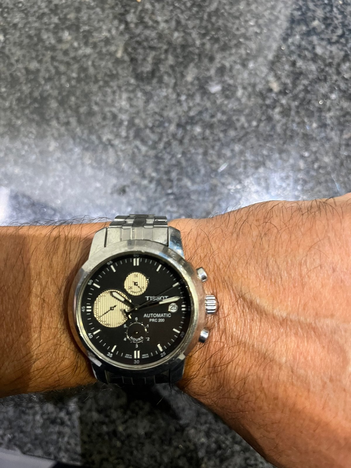 Tissot herenuurwerk zelfopwindbaar, Handtassen en Accessoires, Ophalen of Verzenden, Zo goed als nieuw