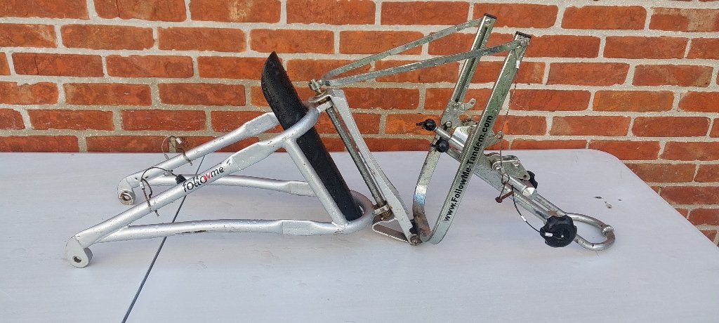 Follow me tandem met accessoires, Ophalen, Gebruikt, Opvouwbaar, Aanhangfiets