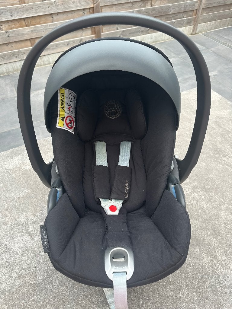 Cybex Cloud Z i-size Deep Black (+ regenhoes), Ophalen, Gebruikt, Combiwagen, Overige merken